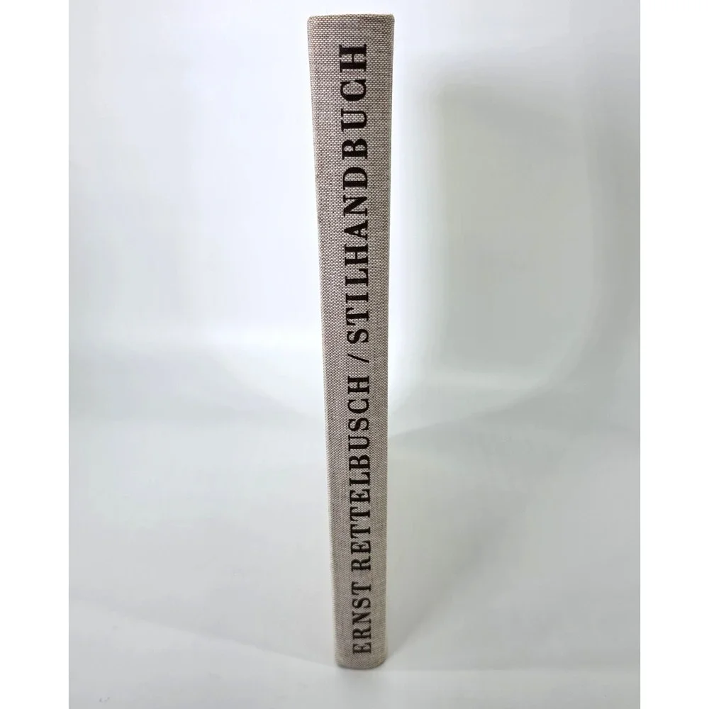1979 Ernst Rettelbusch Stilhandbuch German Hardcover Art‎ Book Julius Hoffmann